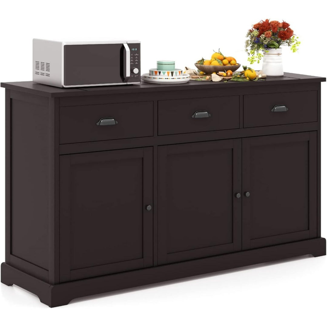 Sideboard mit Schubladen, Hoehenverstellung und geschlossenem Stauraum