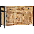 Sideboard mit Schubladen, Holzoptik und einem Metallgestell