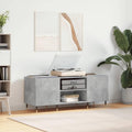 Das Sideboard misst 121 x 38 x 48 cm in Betongrau