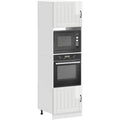 Das Sideboard misst 60 x 57 x 207 cm in Weiss