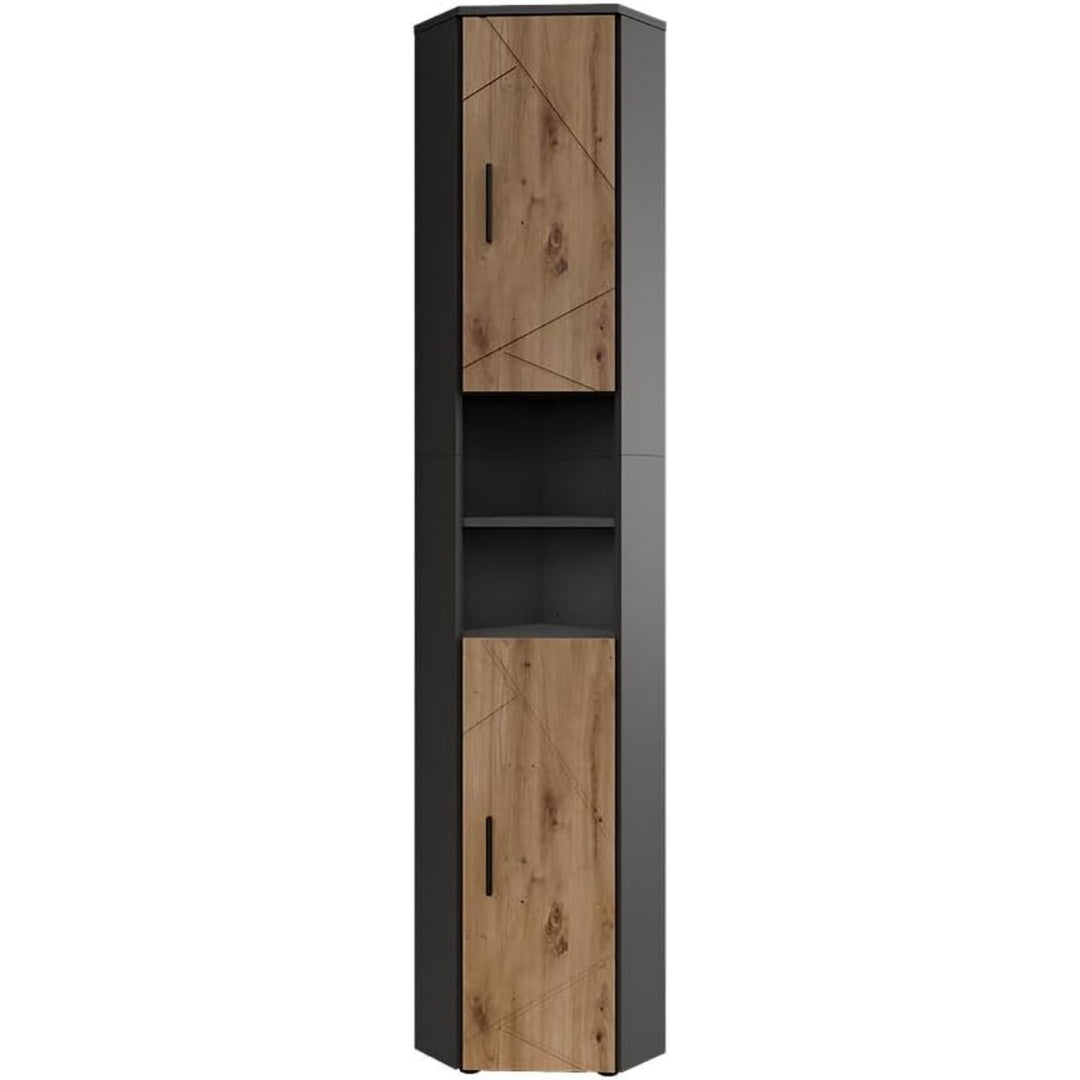 Der Hochschrank misst 33 x 192 cm