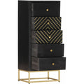 Sideboard aus Mangoholz mit 5 Schubladen
