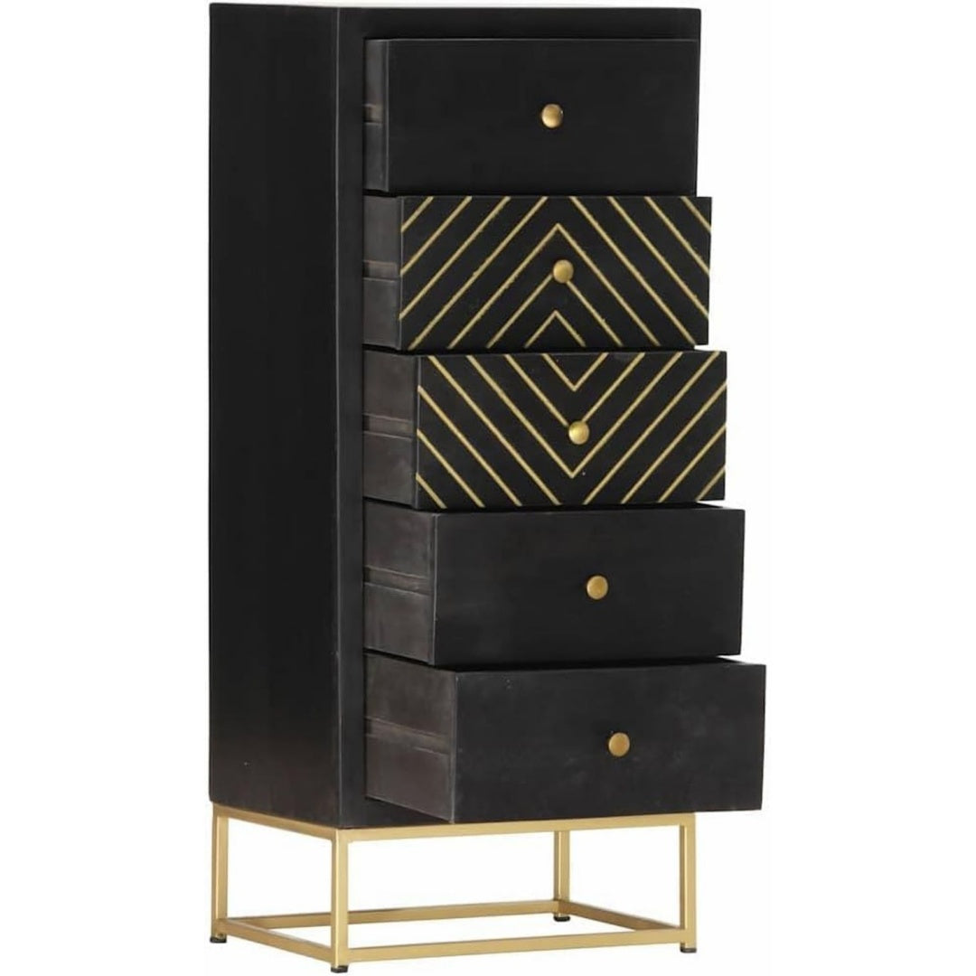 Sideboard aus Mangoholz mit 5 Schubladen