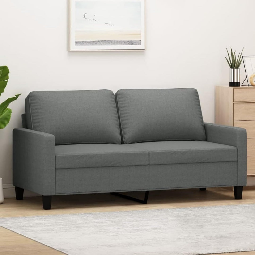 Sofa aus Stoff mit einem Metallgestell