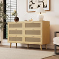6 Schubladen und ein Metallgestell an dem Sideboard