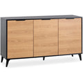 Sideboard mit 3 Tueren und beschichteten Flaechen