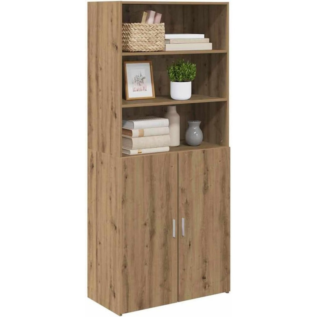 Sideboard in Eichenbraun mit matten Oberflaechen