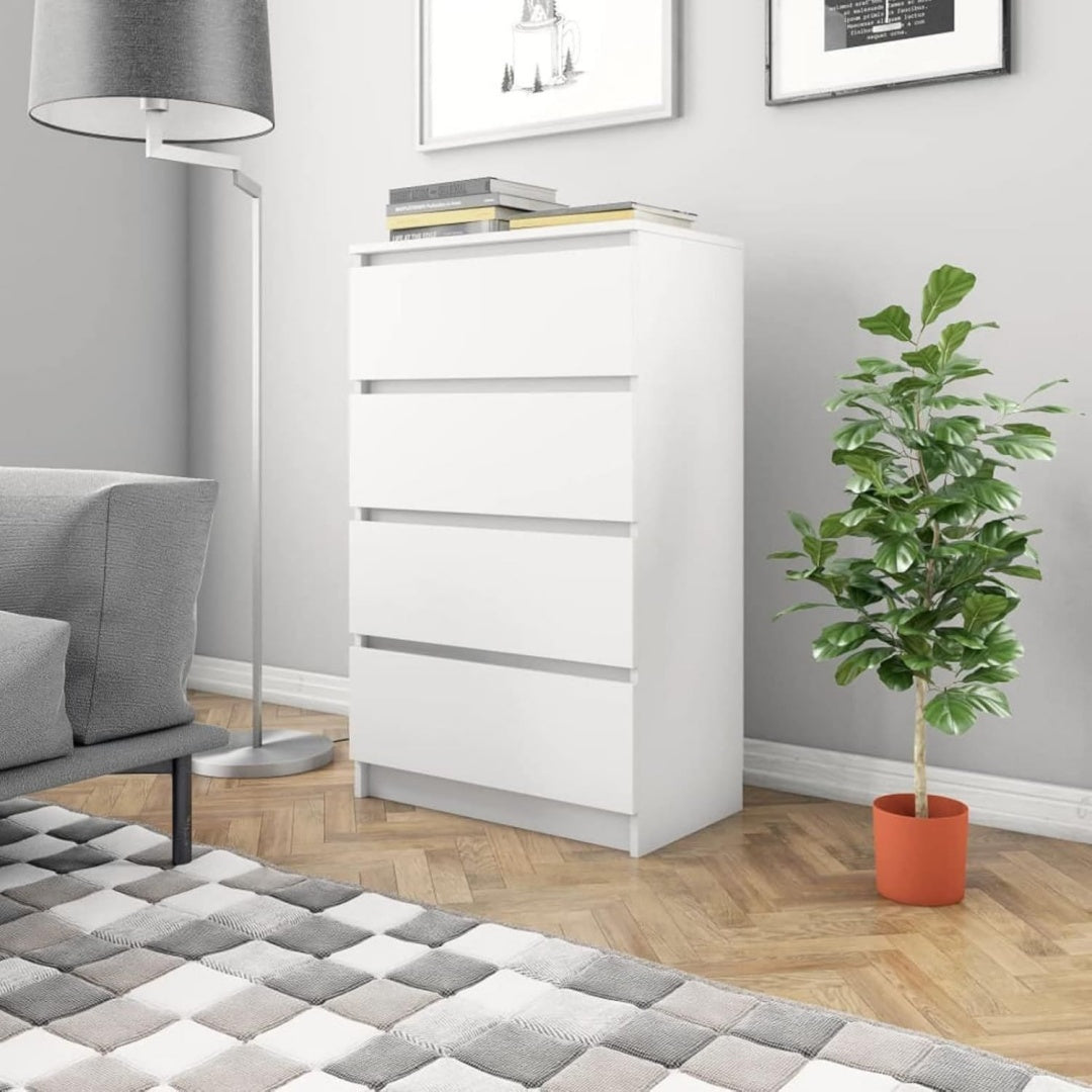 Sideboard mit den Massen 60 x 35 x 98.5 cm in Weiss