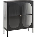 Sideboard mit goldfarbenen Griffen und 2 Tueren