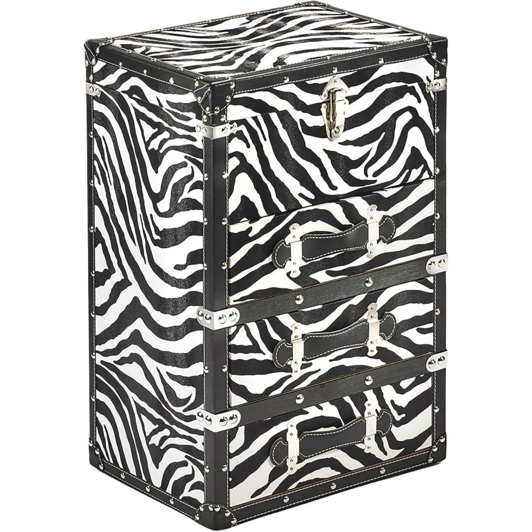 Schubladen praegen das Sideboard aus Kunstleder