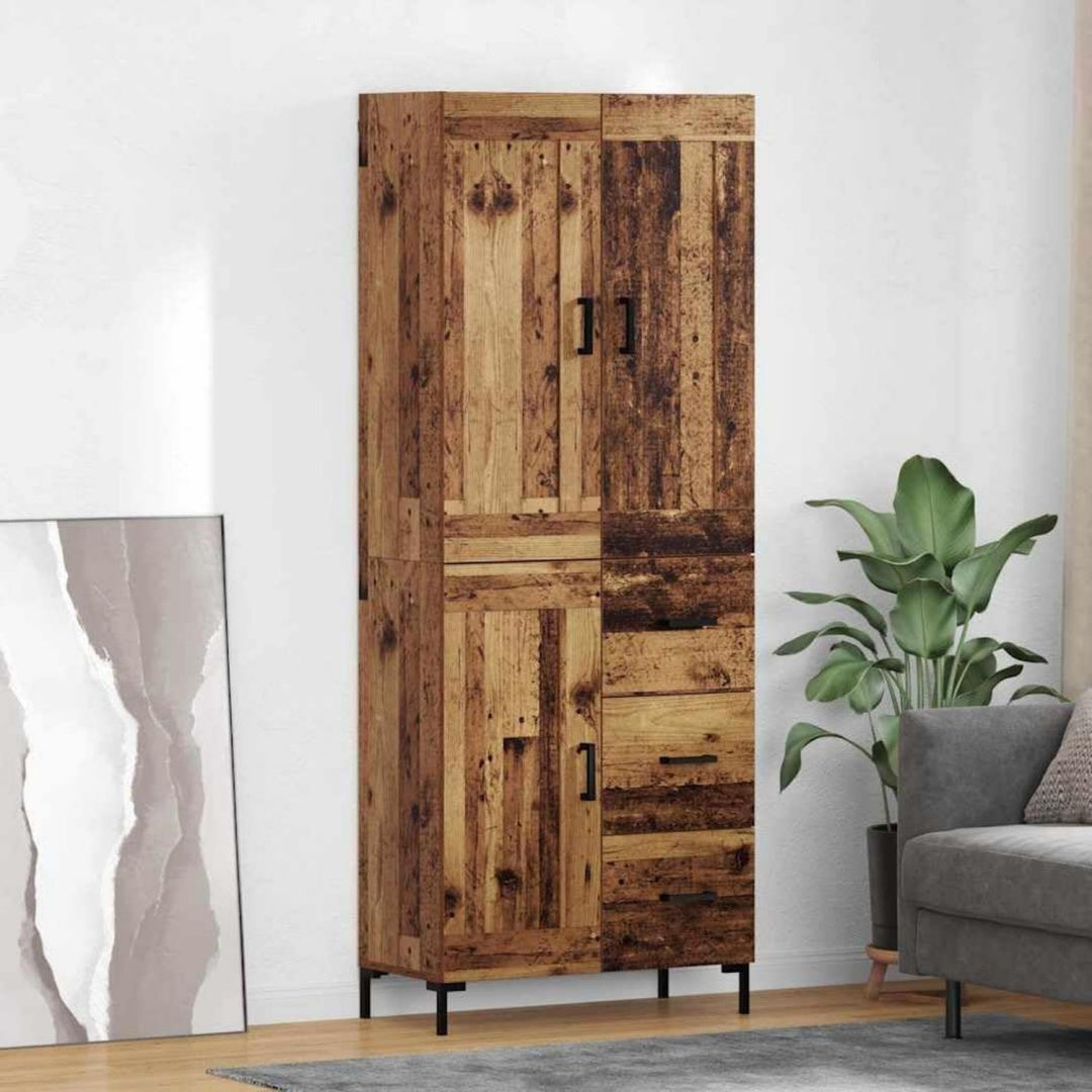 3 Tueren bestimmen das Erscheinungsbild von dem Hochschrank